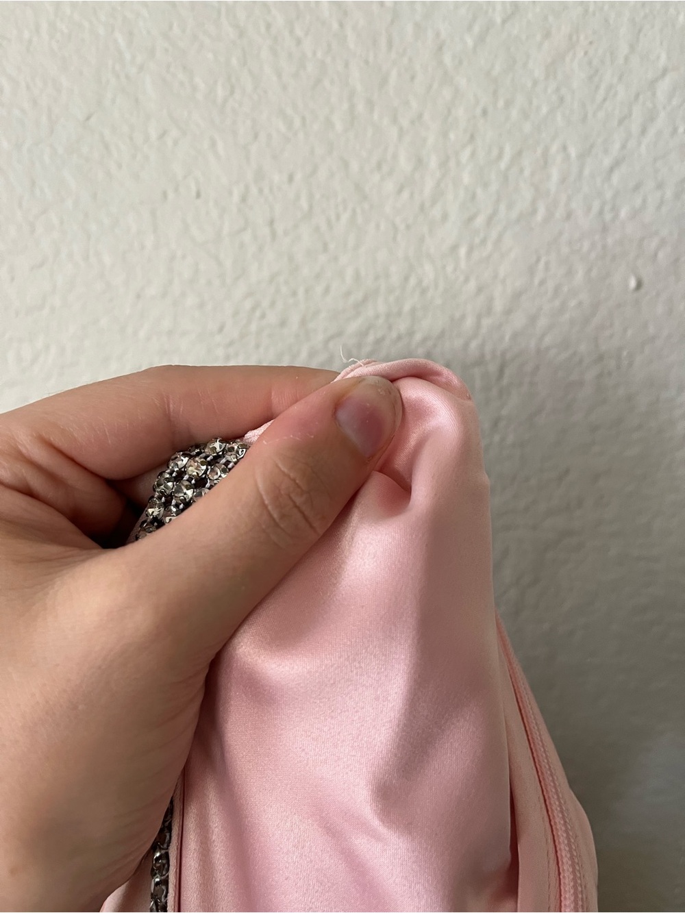 Ted Baker Light Pink Sleeveless Dress with Crystal Cross-Strap Women's Size 0/2 - Picture 13 of 14